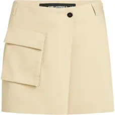 Юбка-шорты с накладным карманом