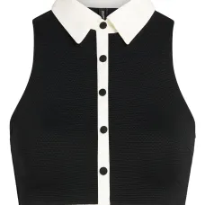 Топ для плавания с контрастной отделкой Топ для плавания с контрастной отделкой