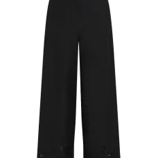 брюки с кружевом