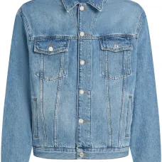 Джинсовая куртка с логотипом