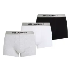 Комплект из трех боксеров с эффектом металлик