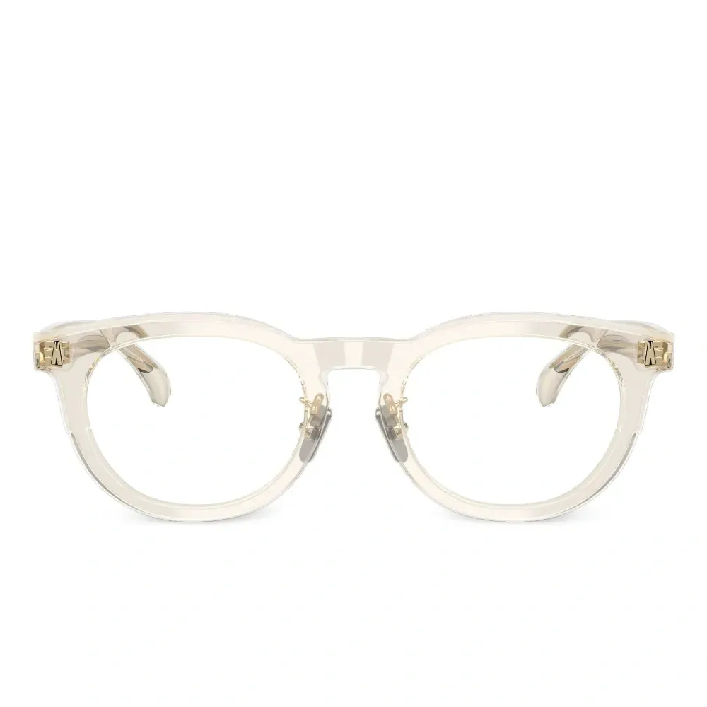 очки в круглой оправе с логотипом