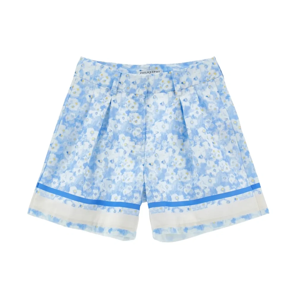 Шорты с цветочным принтом Шорты с цветочным принтом