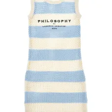 Трикотажное платье в полоску