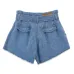 Джинсовые шорты с поясом