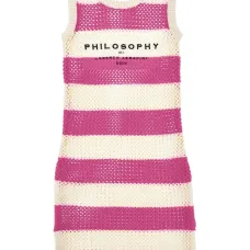 Трикотажное платье в полоску