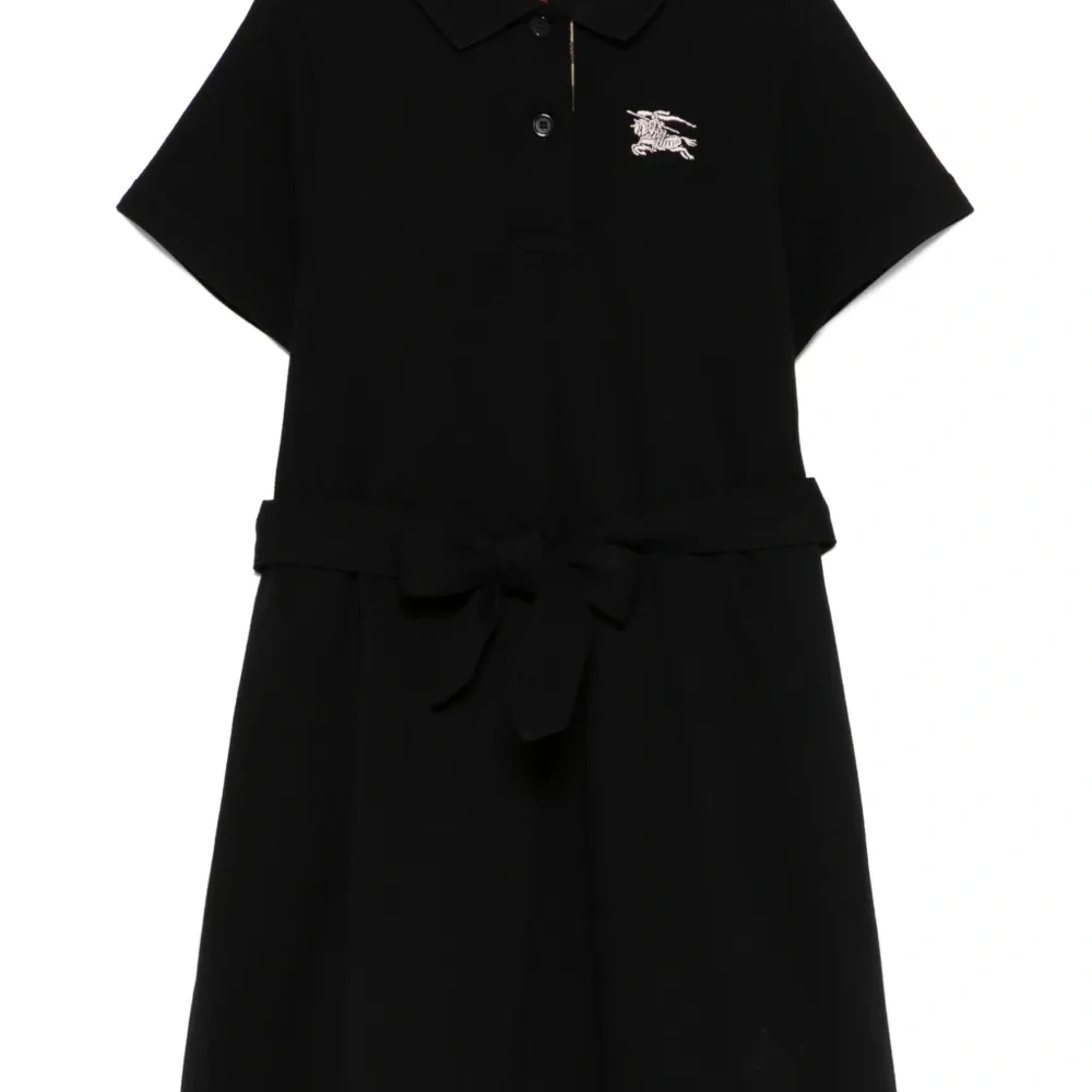 Платье с воротником поло