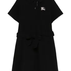 Платье с воротником поло