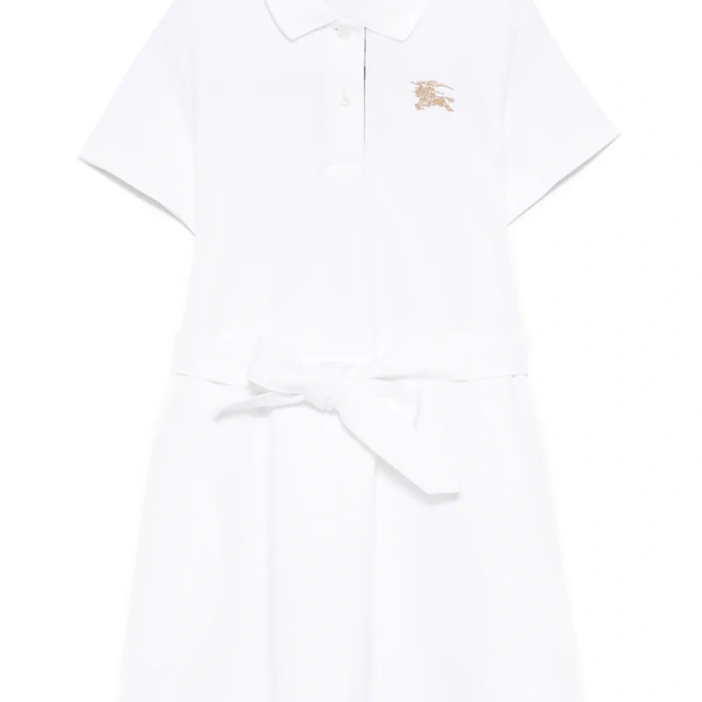 Платье с воротником поло