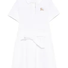 Платье с воротником поло