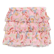 юбка с цветочным принтом