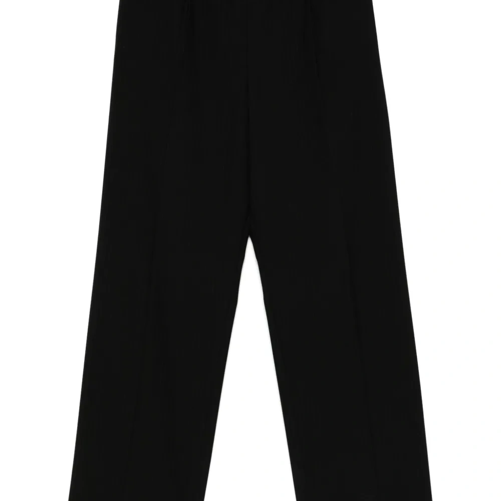 Брюки в тонкую полоску