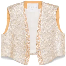 Жилет с кристаллами