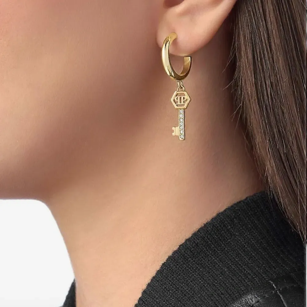 Серьги с подвеской-ключом Valentine