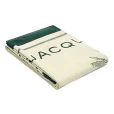 Пляжное полотенце с жаккардовым логотипом