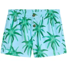 шорты с цветочным принтом