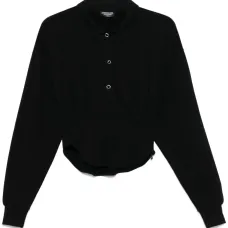 Рубашка поло с корсетом