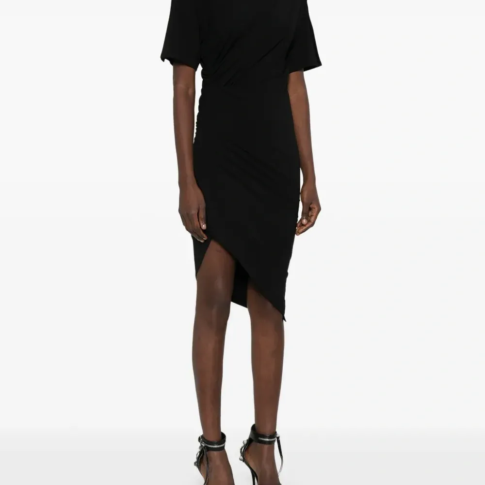 Декорированное платье миди