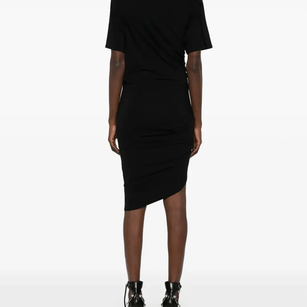 Декорированное платье миди