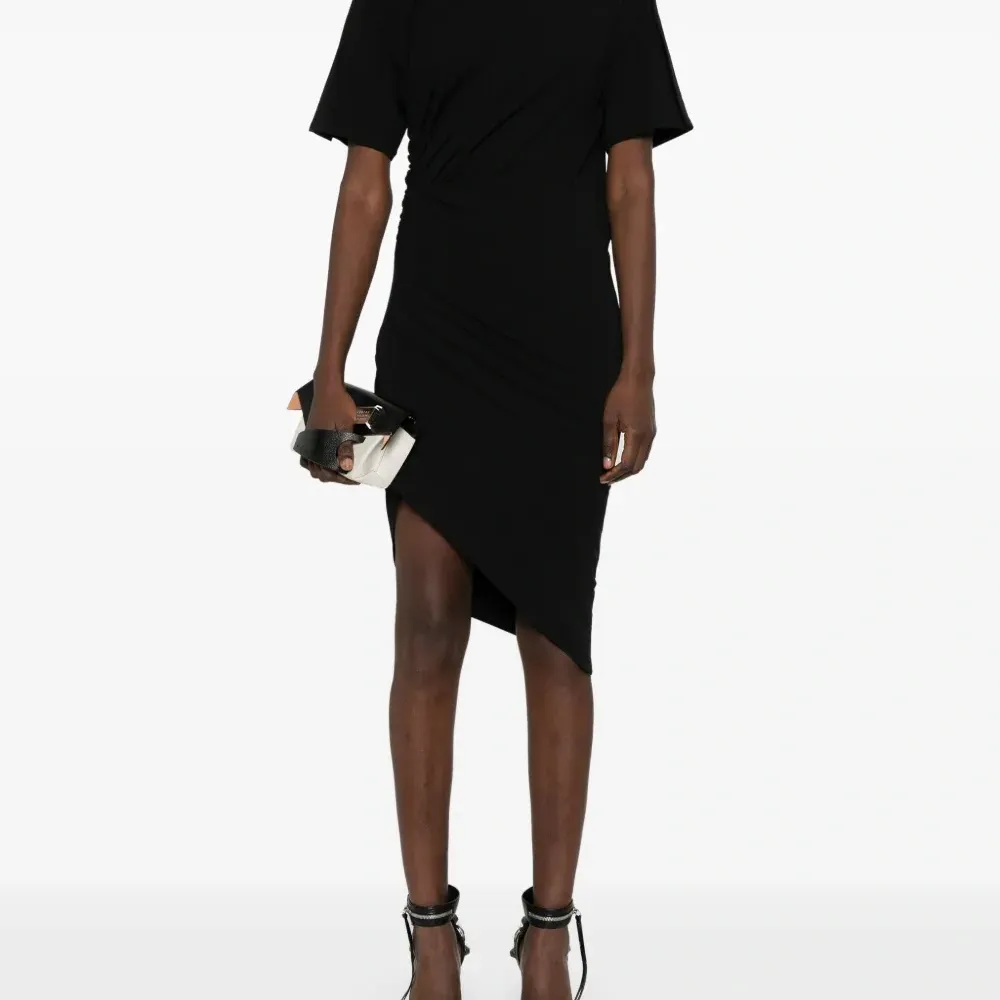 Декорированное платье миди