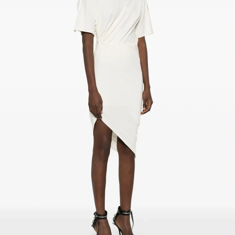 Декорированное платье миди