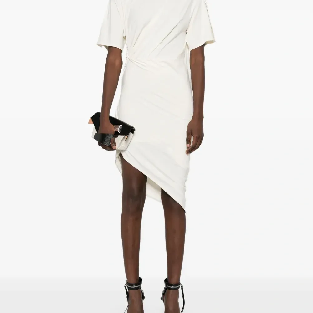 Декорированное платье миди