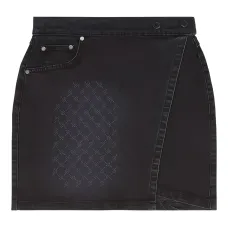 мини-юбка с запахом