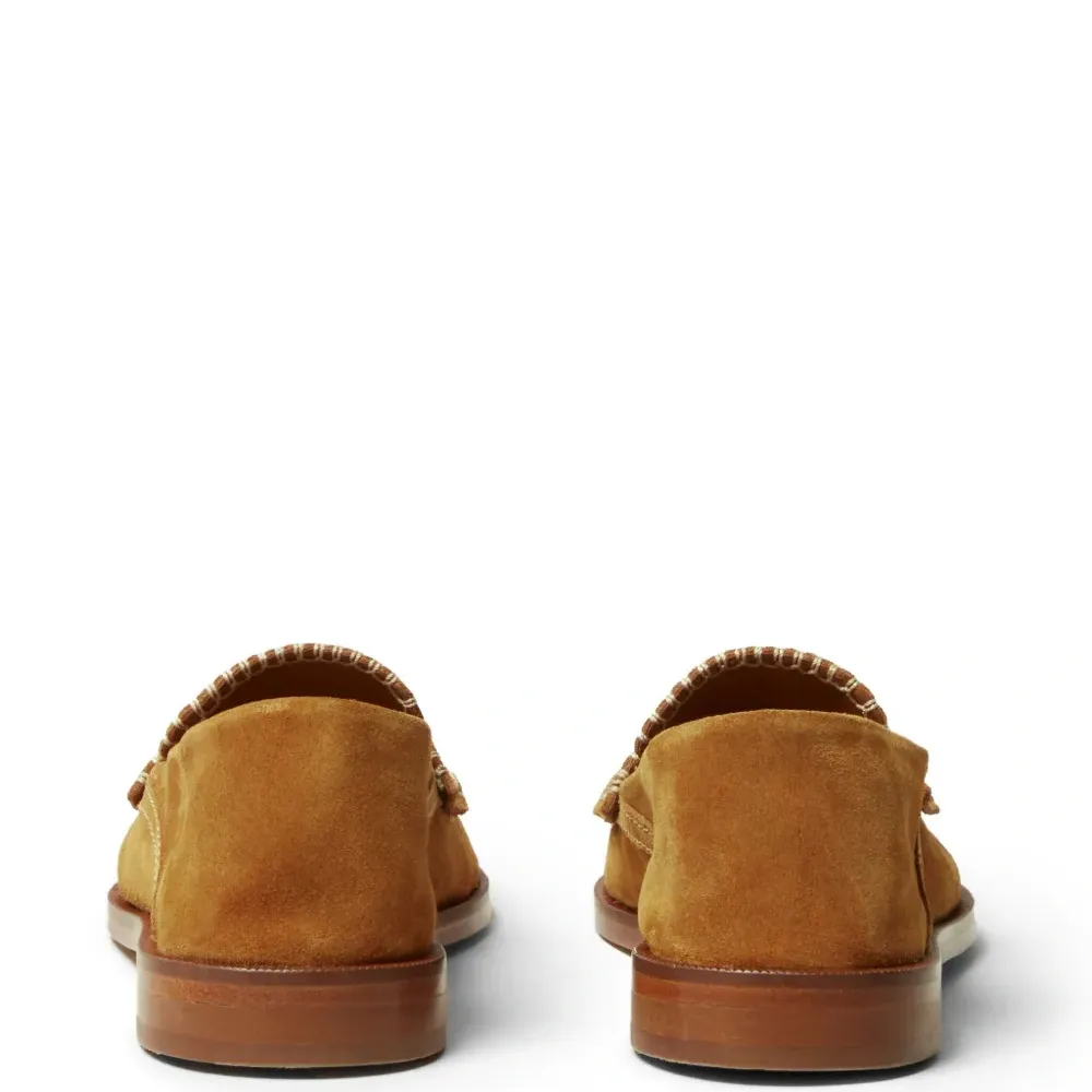 Замшевые лоферы