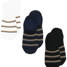 Комплект из трех пар носков с полосками Комплект из трех пар носков с полосками