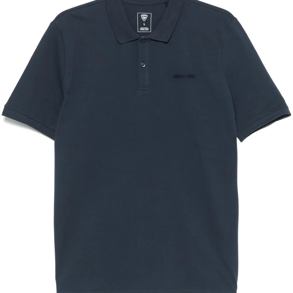 Рубашка поло с вышитым логотипом