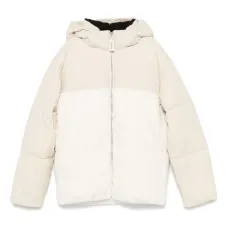 Пуховик с принтом