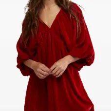 Бархатное платье мини Portia Бархатное платье мини Portia