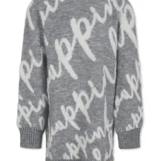 Платье миди с логотипом Платье миди с логотипом