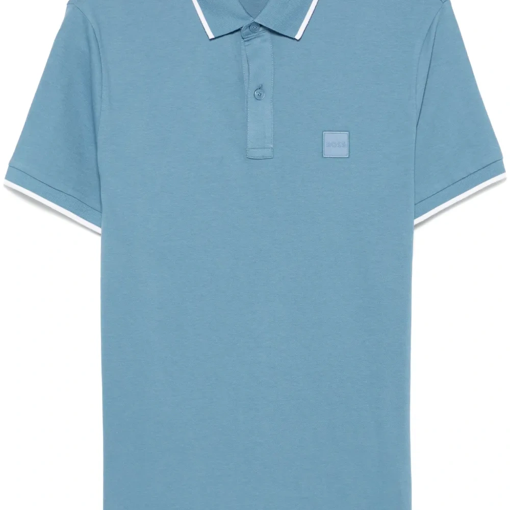 Рубашка поло с нашивкой-логотипом