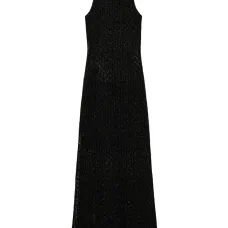 Ажурное платье с люрексом