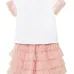 Комплект из топа и юбки с оборками