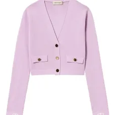 Укороченный кардиган с пуговицами Укороченный кардиган с пуговицами