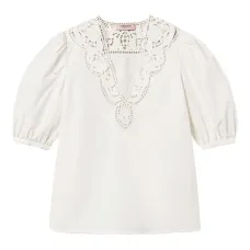 Блузка с английской вышивкой