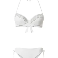 Бикини с треугольными чашками и декором