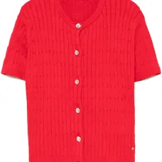 Кардиган с короткими рукавами