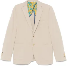 Пиджак из ткани пике