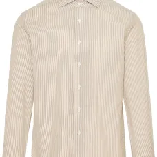 Полосатая рубашка на пуговицах