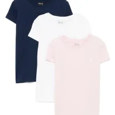 Комплект из трех футболок с круглым вырезом