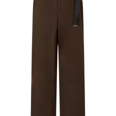 Шерстяные брюки с поясом