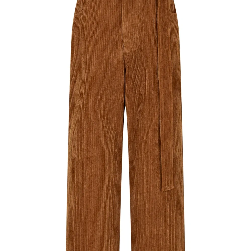 Вельветовые брюки прямого кроя