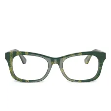 солнцезащитные очки в квадратной оправе в клетку