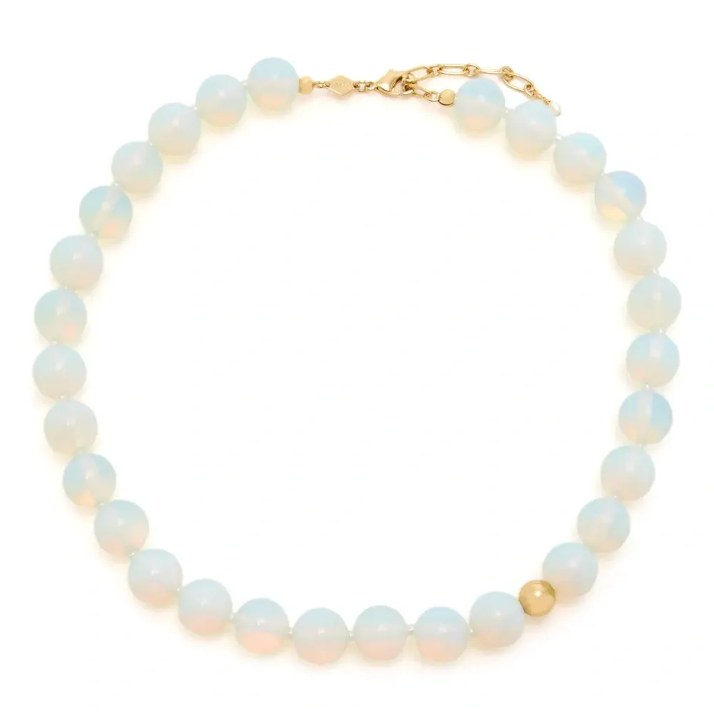 Колье с искусственным жемчугом