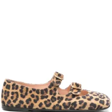 Балетки с леопардовым принтом