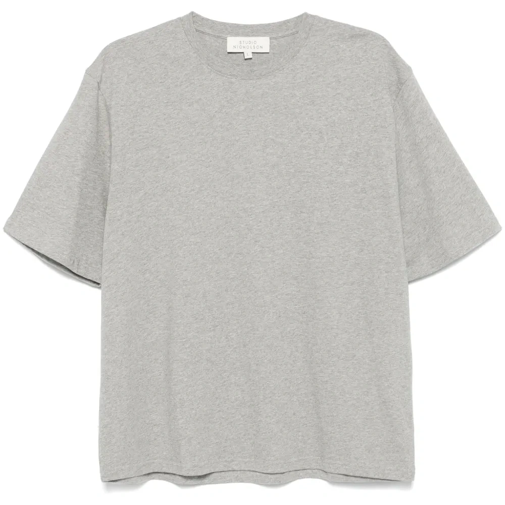 Меланжевая футболка