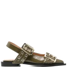 Балетки с пряжками